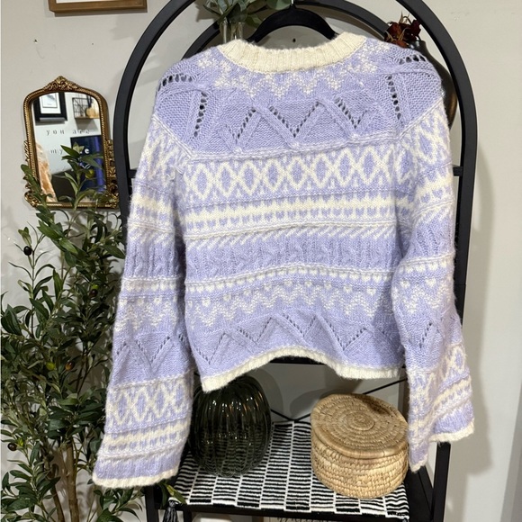 Lush Pastel Knit Sweater size medium - Picture 7 of 7